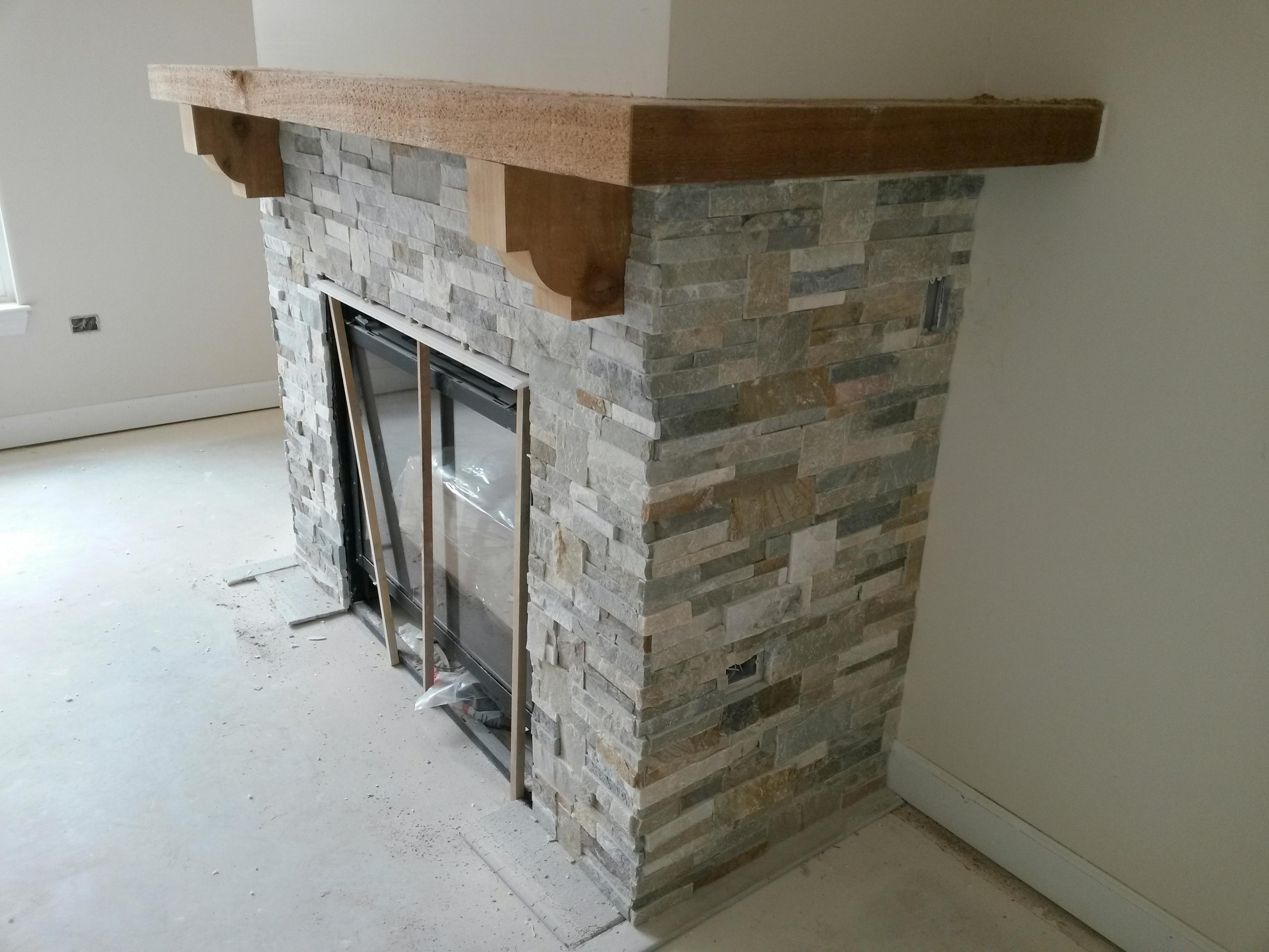 Fireplace tile cover